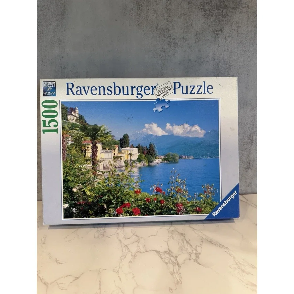 Ravensburger 1500 Piece Jigsaw Puzzle #162536 Lake Maggiore, Italy (Open Box)
